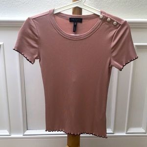 Rag & Bone Ribbon edge cute T-Shirt